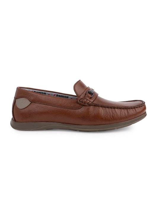 Carson Buckle-Trimmed Loafers
